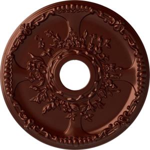 imageEkena Millwork CM18SE 18Inch OD x 3 12Inch ID x 1 38Inch P Antioch Ceiling MedallionAntique Copper Metallic Series