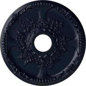 imageEkena Millwork CM18SE 18Inch OD x 3 12Inch ID x 1 38Inch P Antioch Ceiling MedallionMidnight Dream Flat Finish