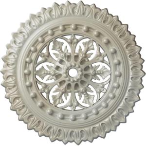 imageEkena Millwork CM18SK 18 12Inch OD x 1 18Inch ID x 1 12Inch Sellek Ceiling MedallionFlash Blue Metallic Series