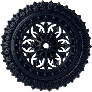 imageEkena Millwork CM18SK 18 12Inch OD x 1 18Inch ID x 1 12Inch Sellek Ceiling MedallionMidnight Dream Flat Finish