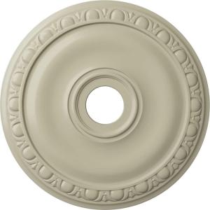 imageEkena Millwork CM20JA 20Inch OD x 3 58Inch ID x 1Inch P Jackson Ceiling MedallionClear Yellow Flat Finish