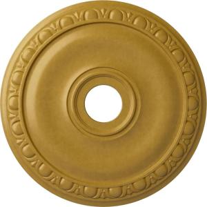 imageEkena Millwork CM20JA 20Inch OD x 3 58Inch ID x 1Inch P Jackson Ceiling MedallionIridescent Gold Metallic Series