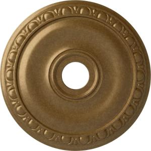 imageEkena Millwork CM20JA 20Inch OD x 3 58Inch ID x 1Inch P Jackson Ceiling MedallionPale Gold Metallic Series