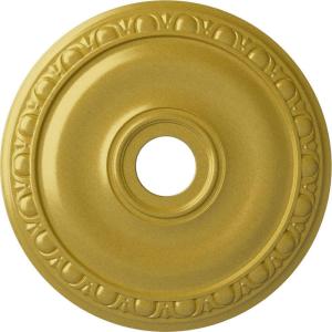 imageEkena Millwork CM20JA 20Inch OD x 3 58Inch ID x 1Inch P Jackson Ceiling MedallionRich Gold Metallic Series