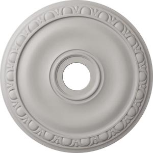 imageEkena Millwork CM20JA 20Inch OD x 3 58Inch ID x 1Inch P Jackson Ceiling MedallionUltra Pure White Flat Finish