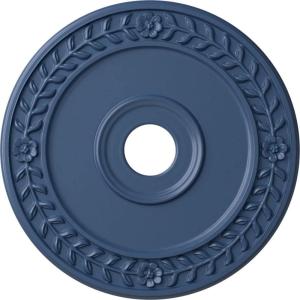 imageEkena Millwork CM21WR Wreath Ceiling Medallion 21 18quotOD x 3 58quotID x 78quotP Fits Canopies up to 6quot Factory PrimedAmericana Flat Finish