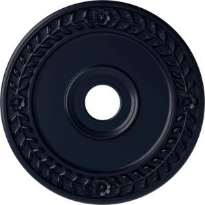 imageEkena Millwork CM21WR Wreath Ceiling Medallion 21 18quotOD x 3 58quotID x 78quotP Fits Canopies up to 6quot Factory PrimedMidnight Dream Flat Finish