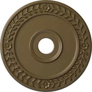 imageEkena Millwork CM21WR Wreath Ceiling Medallion 21 18quotOD x 3 58quotID x 78quotP Fits Canopies up to 6quot Factory PrimedMississippi Mud Flat Finish