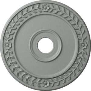 imageEkena Millwork CM21WR Wreath Ceiling Medallion 21 18quotOD x 3 58quotID x 78quotP Fits Canopies up to 6quot Factory PrimedPrimed