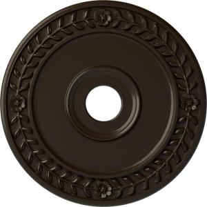 imageEkena Millwork CM21WR Wreath Ceiling Medallion 21 18quotOD x 3 58quotID x 78quotP Fits Canopies up to 6quot Factory PrimedStone Hearth Flat Finish