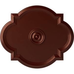 imageEkena Millwork CM24WA Waltz Ceiling Medallion 24quotW x 20 12quotH x 1 18quotP Fits Canopies up to 5 14quot Factory PrimedAntique Copper Metallic Series