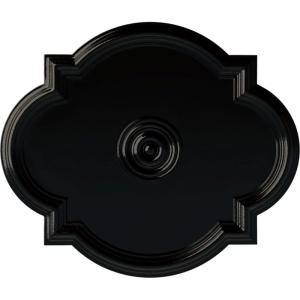imageEkena Millwork CM24WA Waltz Ceiling Medallion 24quotW x 20 12quotH x 1 18quotP Fits Canopies up to 5 14quot Factory PrimedBlack Pearl Metallic Series