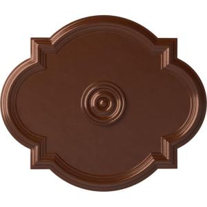 imageEkena Millwork CM24WA Waltz Ceiling Medallion 24quotW x 20 12quotH x 1 18quotP Fits Canopies up to 5 14quot Factory PrimedCopper Penny Metallic Series