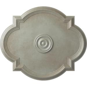 imageEkena Millwork CM24WA Waltz Ceiling Medallion 24quotW x 20 12quotH x 1 18quotP Fits Canopies up to 5 14quot Factory PrimedFlash Gold Metallic Series