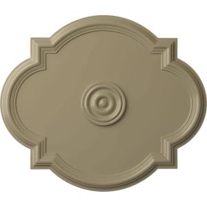 imageEkena Millwork CM24WA Waltz Ceiling Medallion 24quotW x 20 12quotH x 1 18quotP Fits Canopies up to 5 14quot Factory PrimedGobi Desert Flat Finish