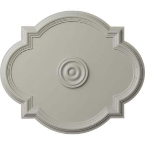imageEkena Millwork CM24WA Waltz Ceiling Medallion 24quotW x 20 12quotH x 1 18quotP Fits Canopies up to 5 14quot Factory PrimedPot of Cream Flat Finish