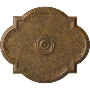 imageEkena Millwork CM24WA Waltz Ceiling Medallion 24quotW x 20 12quotH x 1 18quotP Fits Canopies up to 5 14quot Factory PrimedRubbed Bronze Metallic Series