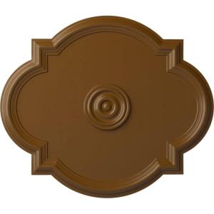 imageEkena Millwork CM24WA Waltz Ceiling Medallion 24quotW x 20 12quotH x 1 18quotP Fits Canopies up to 5 14quot Factory PrimedSmokey Topaz Flat Finish