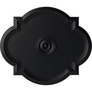 imageEkena Millwork CM24WA Waltz Ceiling Medallion 24quotW x 20 12quotH x 1 18quotP Fits Canopies up to 5 14quot Factory PrimedSteel Gray Metallic Series