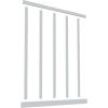 imageEkena Millwork WPKP32X03CS Classic Shaker 8 Length PVC Wainscoting Kit Heights up to 32quot 12quot  15quot Adjustable Wall Panels WhiteHeights up to 104