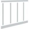 imageEkena Millwork WPKP32X03CS Classic Shaker 8 Length PVC Wainscoting Kit Heights up to 32quot 12quot  15quot Adjustable Wall Panels WhiteHeights up to 56 20 Adjustable Wall Panels