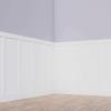 imageEkena Millwork WPKP32X03CS Classic Shaker 8 Length PVC Wainscoting Kit Heights up to 32quot 12quot  15quot Adjustable Wall Panels WhiteHeights up to 56 20 Adjustable Wall Panels