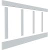 imageEkena Millwork WPKP32X02CS Classic Shaker 8 Length PVC Wainscoting Kit Heights up to 32quot 20quot Adjustable Wall Panels White