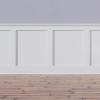 imageEkena Millwork WPKP32X02DS Deluxe Shaker 8 Length PVC Wainscoting Kit Heights up to 32quot 20quot Adjustable Wall Panels White