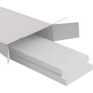 imageEkena Millwork  WPKP0606X96BBCS Classic Wainscot Systems RailPak 8 Length 5 12quot Top Rail ampamp 5 12quot Bottom Rail White