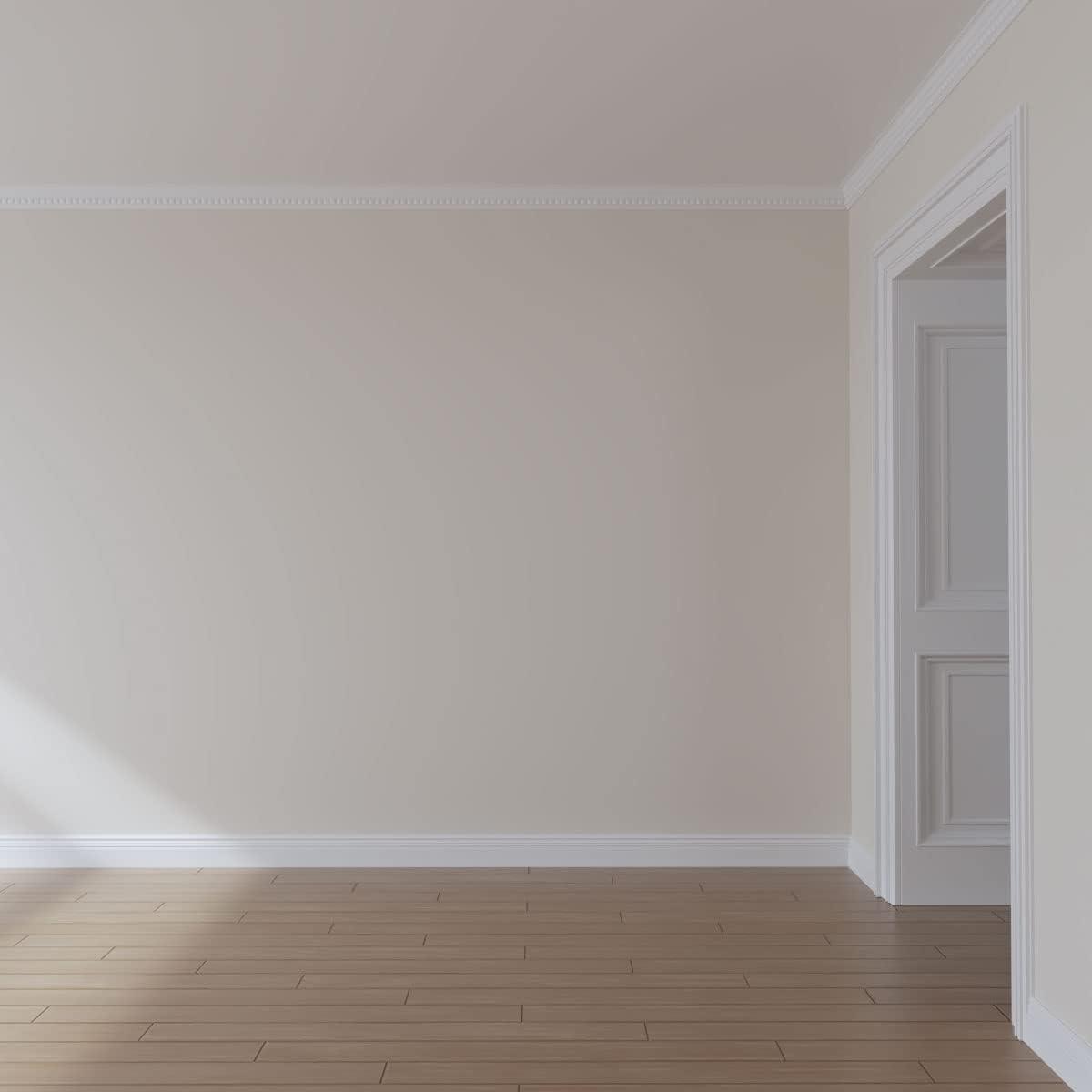 imageEndurathane Sequential Crown Moulding 3 12quotH x 1 78quotP x 4quotF x 94 12quotL Factory Primed 8Pack8Pack