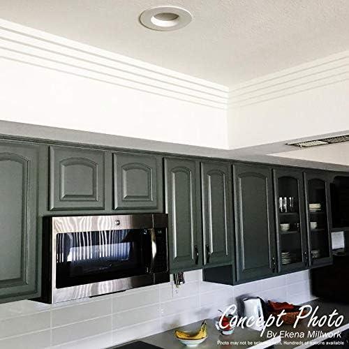 imageEndurathane Sequential Crown Moulding 3 12quotH x 1 78quotP x 4quotF x 94 12quotL Factory Primed 8Pack8Pack
