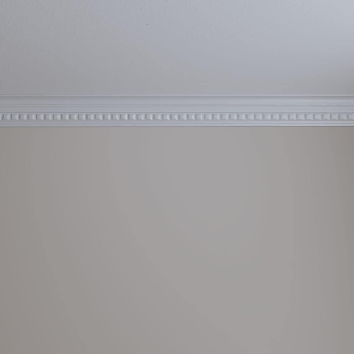 imageEndurathane Sequential Crown Moulding 3 12quotH x 1 78quotP x 4quotF x 94 12quotL Factory Primed 8Pack8Pack