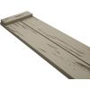 imageEkena Millwork 11W x 58H Rustic Two Board Joined BoardnBatten Rough Cedar Faux Wood Shutters wEnd Batten Per Pair Primed TanPecky Cypress