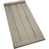imageEkena Millwork 11W x 58H Rustic Two Board Joined BoardnBatten Rough Cedar Faux Wood Shutters wEnd Batten Per Pair Primed TanRiverwood