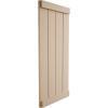 imageEkena Millwork 11W x 58H Rustic Two Board Joined BoardnBatten Rough Cedar Faux Wood Shutters wEnd Batten Per Pair Primed TanRough Cedar