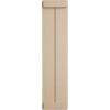 imageEkena Millwork 11W x 58H Rustic Two Board Joined BoardnBatten Rough Cedar Faux Wood Shutters wEnd Batten Per Pair Primed TanRough Cedar