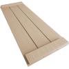 imageEkena Millwork 11W x 58H Rustic Two Board Joined BoardnBatten Rough Cedar Faux Wood Shutters wEnd Batten Per Pair Primed TanRough Cedar