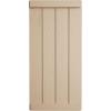 imageEkena Millwork 11W x 58H Rustic Two Board Joined BoardnBatten Rough Cedar Faux Wood Shutters wEnd Batten Per Pair Primed TanRough Sawn