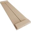 imageEkena Millwork 11W x 58H Rustic Two Board Joined BoardnBatten Rough Cedar Faux Wood Shutters wEnd Batten Per Pair Primed TanRough Sawn