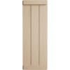 imageEkena Millwork 11W x 58H Rustic Two Board Joined BoardnBatten Rough Cedar Faux Wood Shutters wEnd Batten Per Pair Primed TanRough Sawn