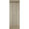 imageEkena Millwork 11W x 58H Rustic Two Board Joined BoardnBatten Rough Cedar Faux Wood Shutters wEnd Batten Per Pair Primed TanSandblasted