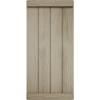 imageEkena Millwork 11W x 58H Rustic Two Board Joined BoardnBatten Rough Cedar Faux Wood Shutters wEnd Batten Per Pair Primed TanSandblasted