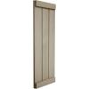 imageEkena Millwork 11W x 58H Rustic Two Board Joined BoardnBatten Rough Cedar Faux Wood Shutters wEnd Batten Per Pair Primed TanSandblasted