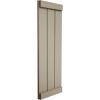 imageEkena Millwork 11W x 58H Rustic Two Board Joined BoardnBatten Rough Cedar Faux Wood Shutters wEnd Batten Per Pair Primed TanSmooth