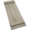 imageEkena Millwork 11W x 62H Rustic Two Board Joined BoardnBatten Rough Cedar Faux Wood Shutters Per Pair Primed TanKnotty Pine