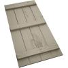 imageEkena Millwork 11W x 62H Rustic Two Board Joined BoardnBatten Rough Cedar Faux Wood Shutters Per Pair Primed TanKnotty Pine