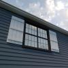 imageEkena Millwork 11W x 62H Rustic Two Board Joined BoardnBatten Rough Cedar Faux Wood Shutters Per Pair Primed TanKnotty Pine