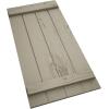 imageEkena Millwork 11W x 62H Rustic Two Board Joined BoardnBatten Rough Cedar Faux Wood Shutters Per Pair Primed TanKnotty Pine