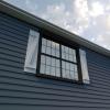 imageEkena Millwork 11W x 64H Rustic Two Board Joined BoardnBatten Rough Cedar Faux Wood Shutters wZBoard Per Pair Primed TanRiverwood