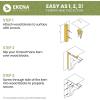 imageEkena Millwork 16 18W x 36H Timberthane Faux Rustic Three Board Joined BoardnBatten Faux Wood Shutters Rough Cedar Per Pair